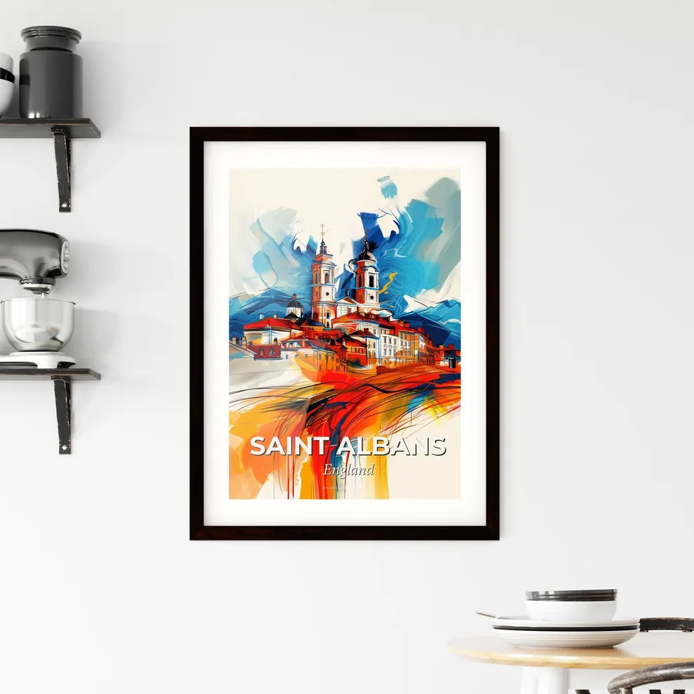 Vibrant Saint Albans, England Framed Print