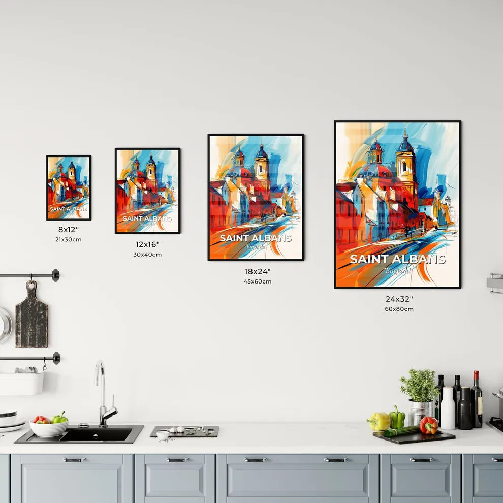 Vibrant Saint Albans, England Kitchen Art