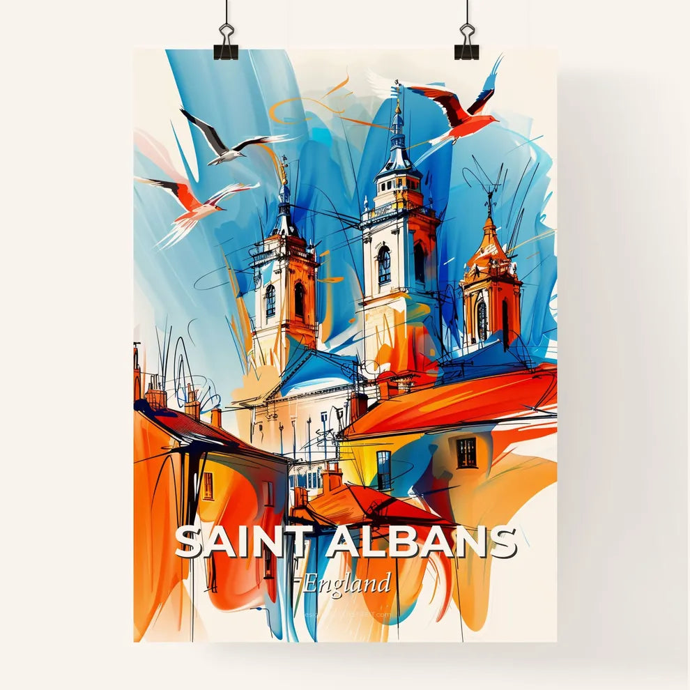 Vibrant Saint Albans, England Poster