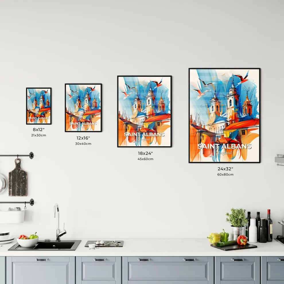 Vibrant Saint Albans, England Kitchen Art