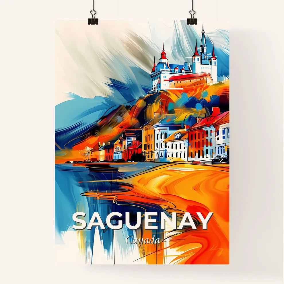 Vibrant Saguenay, Canada Poster
