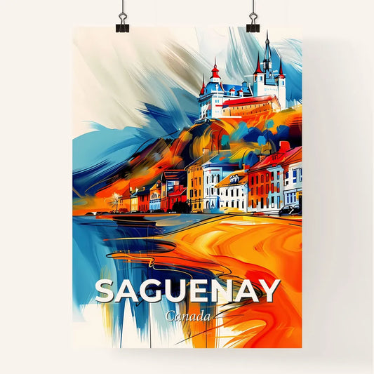 Vibrant Saguenay, Canada Poster