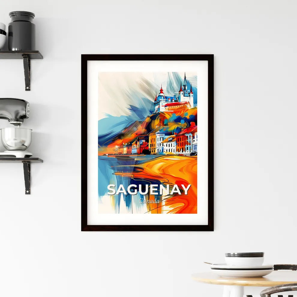 Vibrant Saguenay, Canada Framed Print