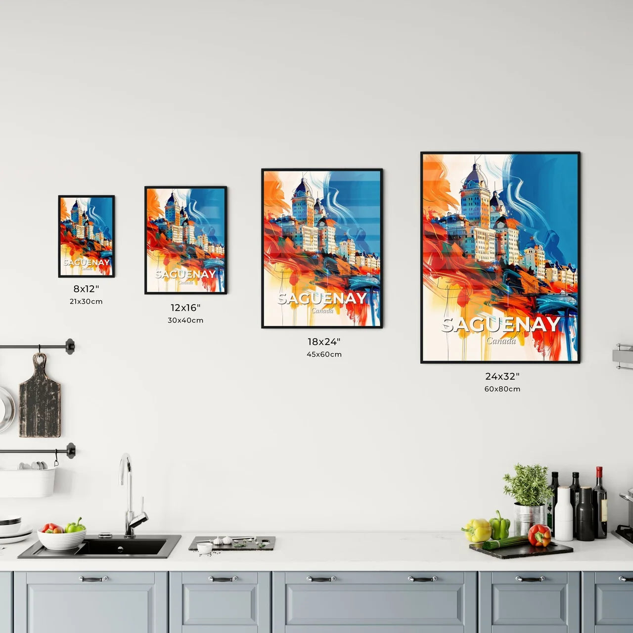 Vibrant Saguenay, Canada Kitchen Art