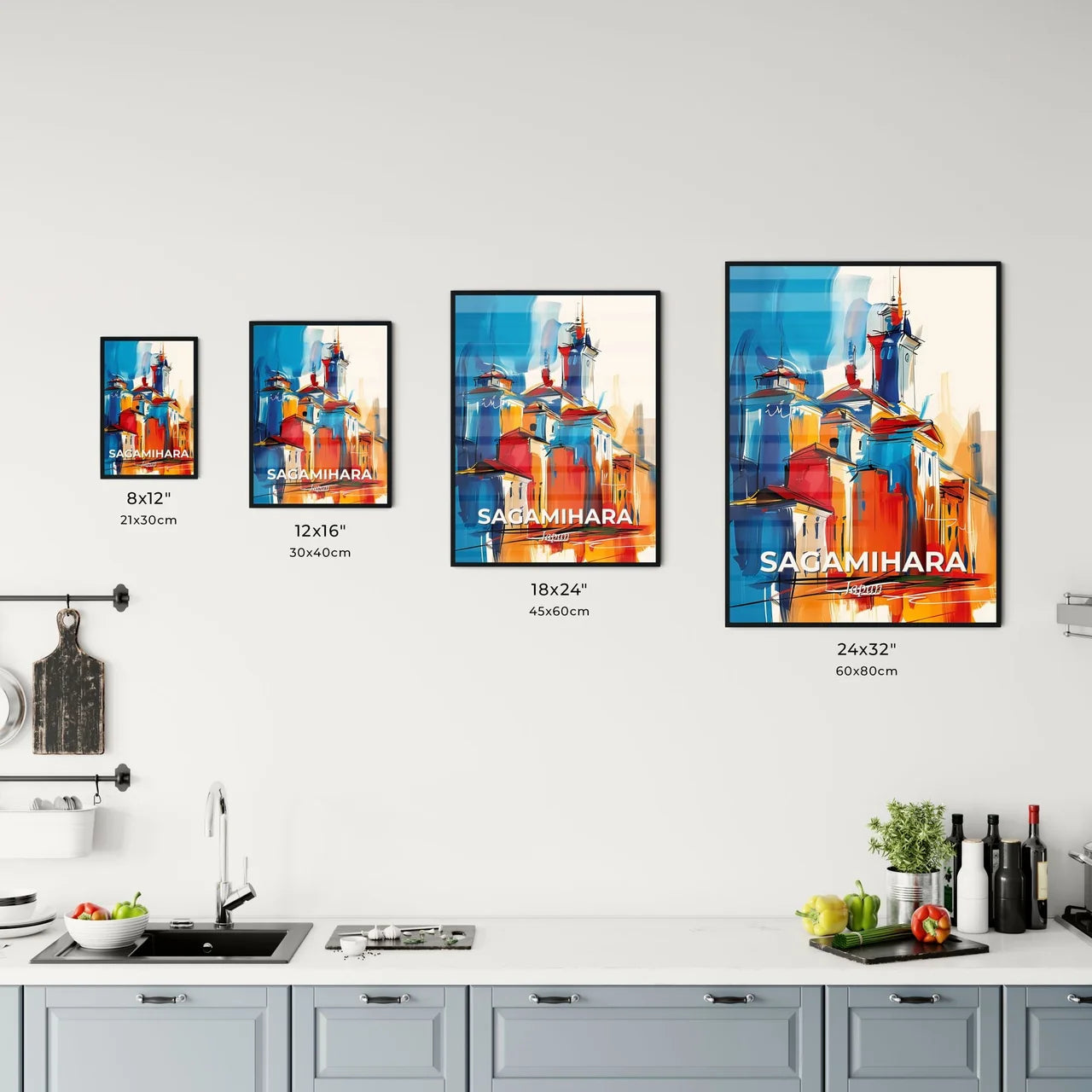 Vibrant Sagamihara, Japan Kitchen Art