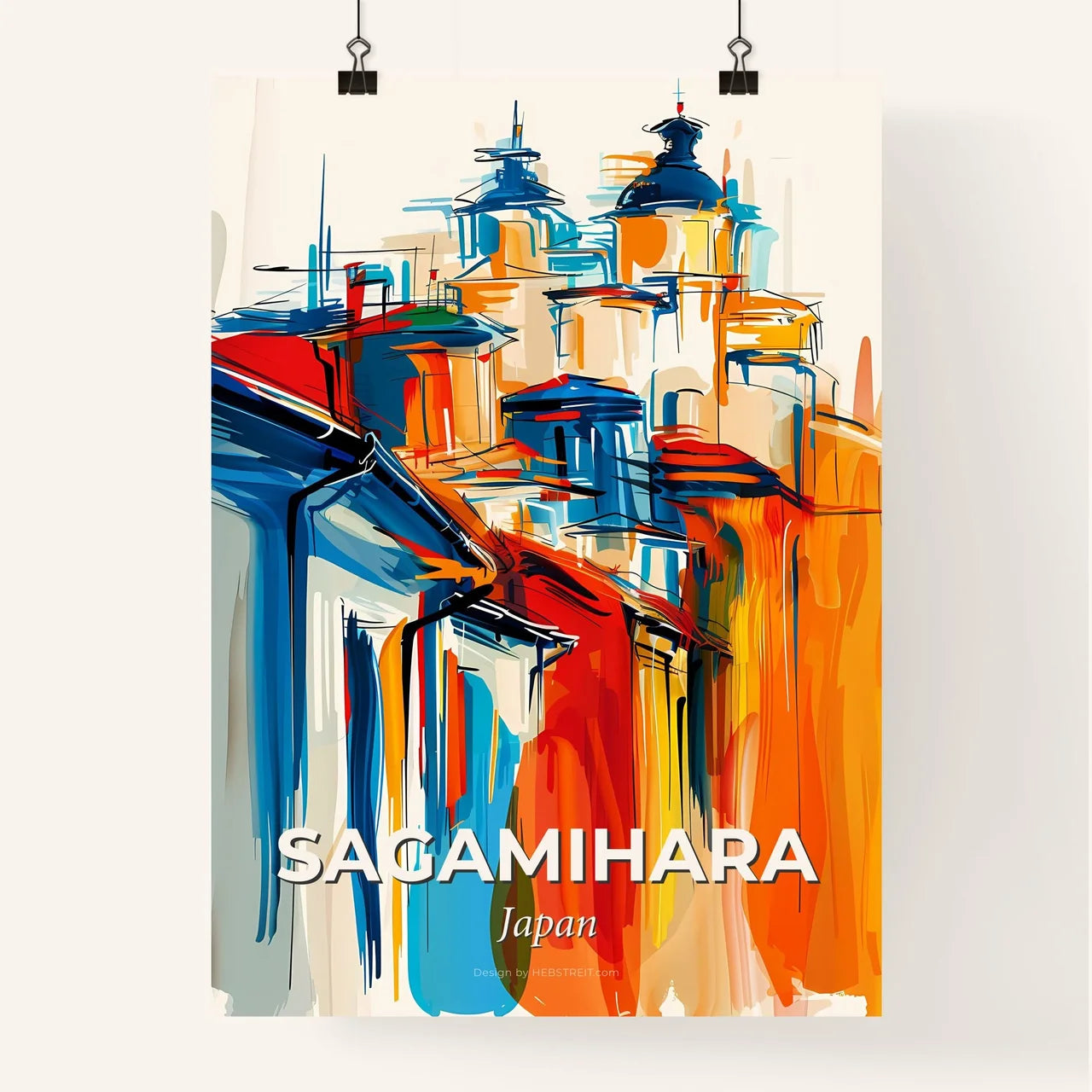 Vibrant Sagamihara, Japan Poster