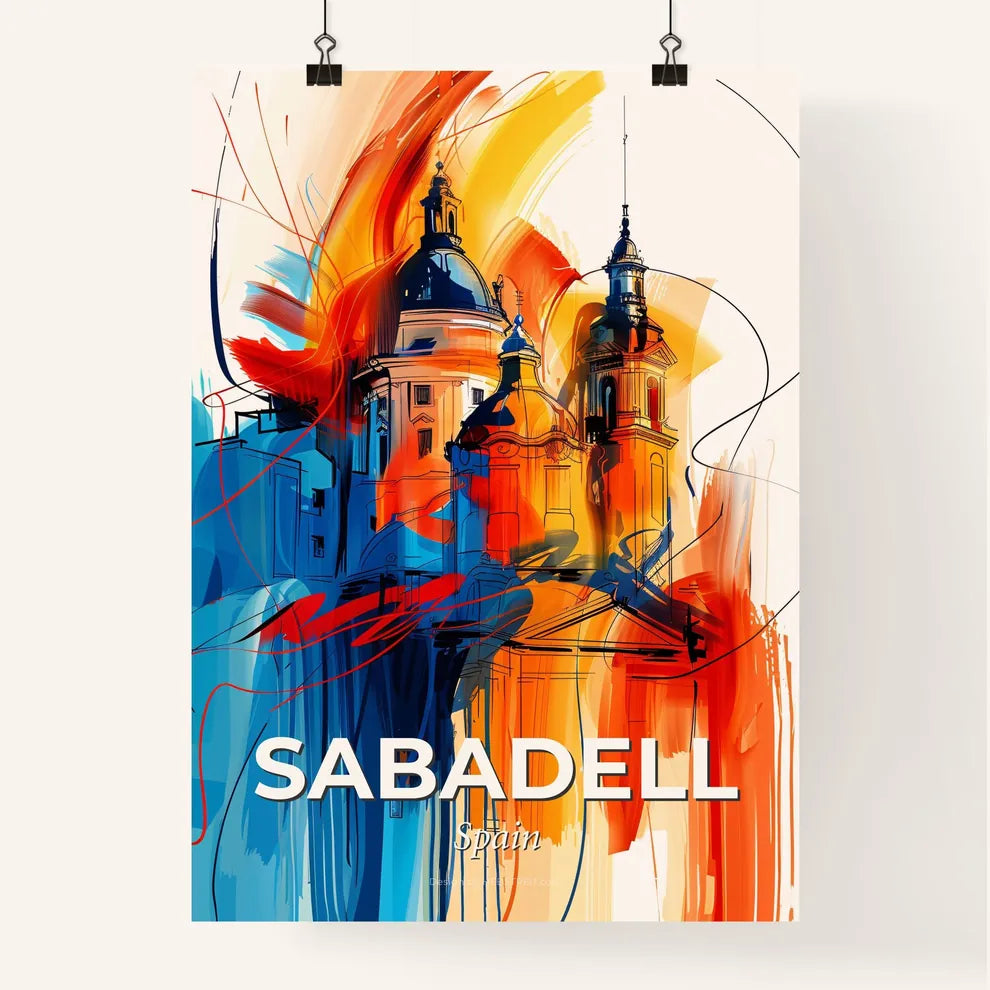 Vibrant Sabadell, Spain Poster