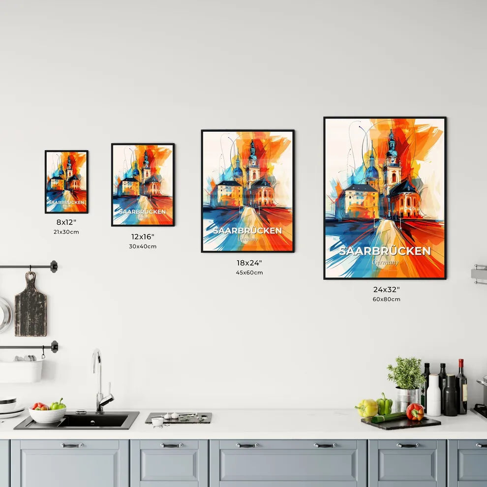 Vibrant Saarbrücken, Germany Kitchen Art