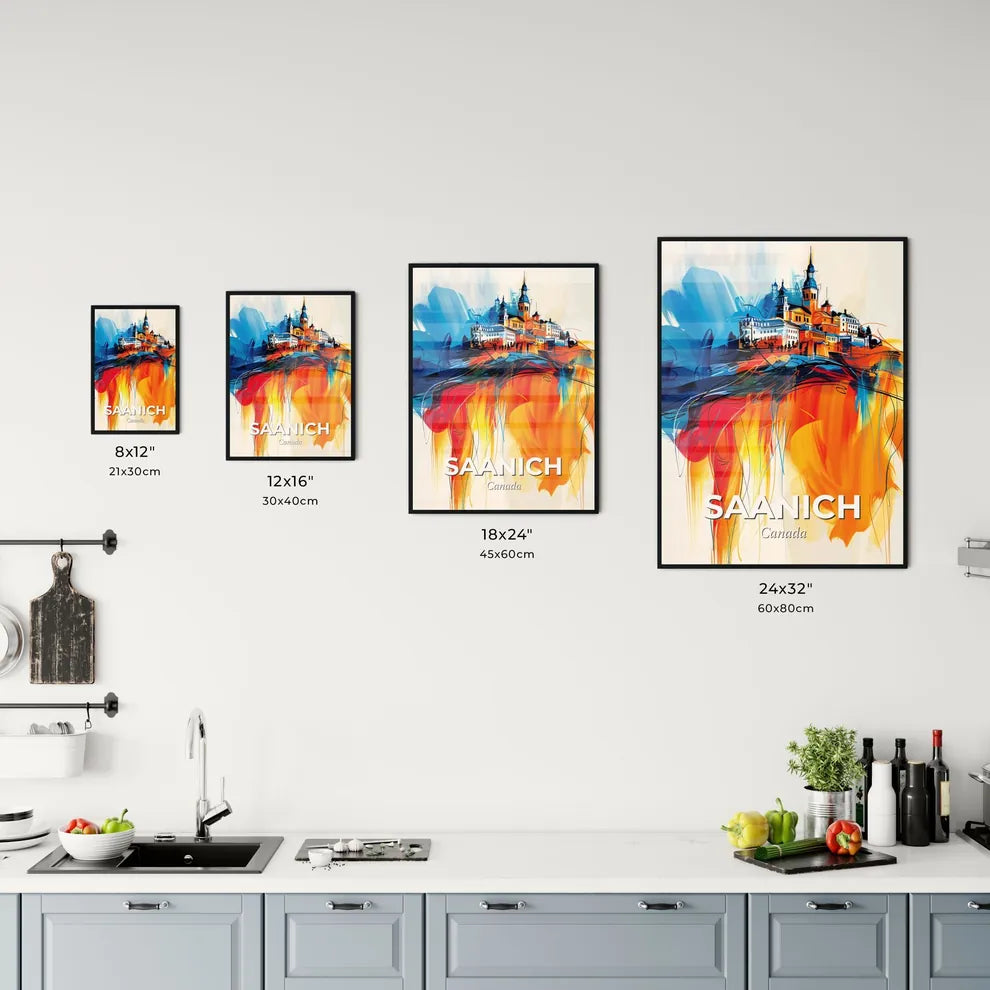 Vibrant Saanich, Canada Kitchen Art