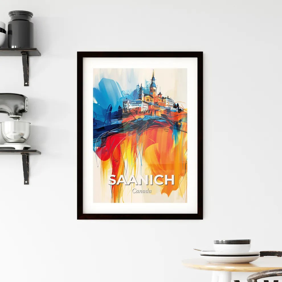 Vibrant Saanich, Canada Framed Print