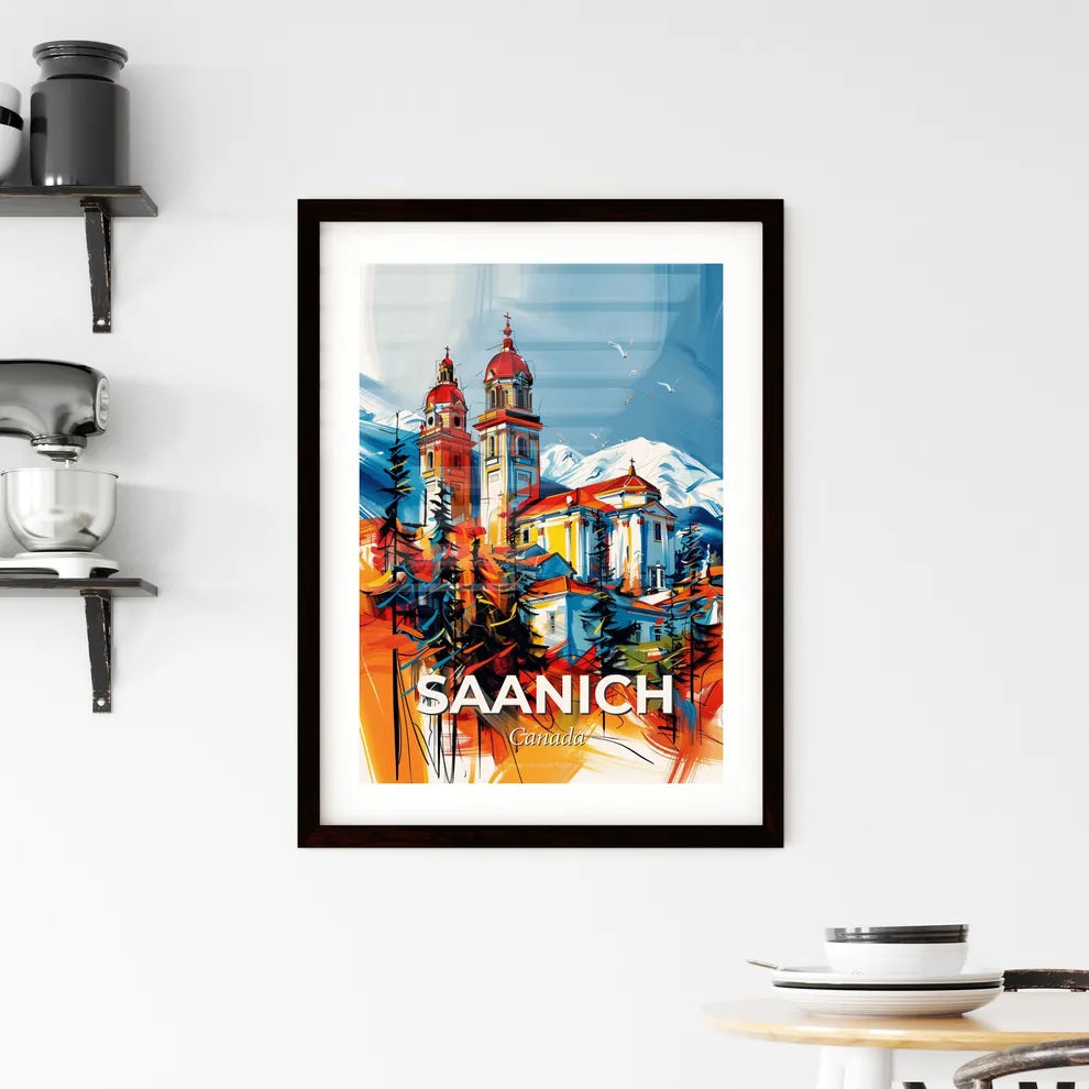 Vibrant Saanich, Canada Framed Print