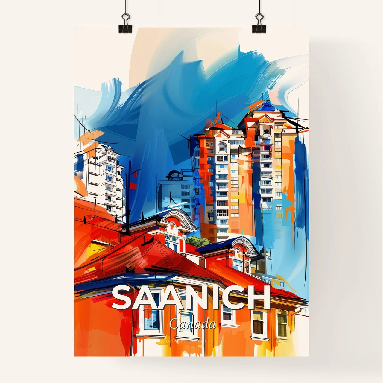 Vibrant Saanich, Canada Poster