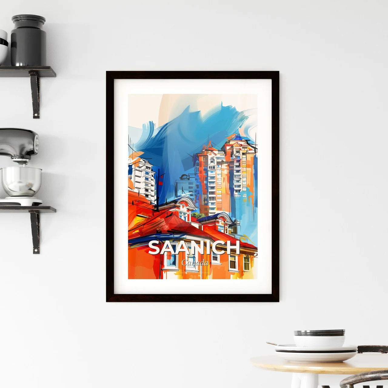 Vibrant Saanich, Canada Framed Print