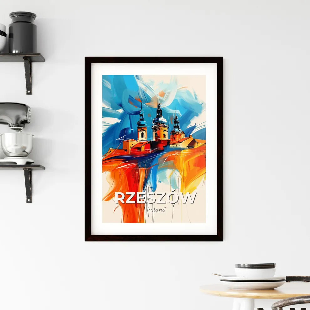 Vibrant Rzeszów, Poland Framed Print