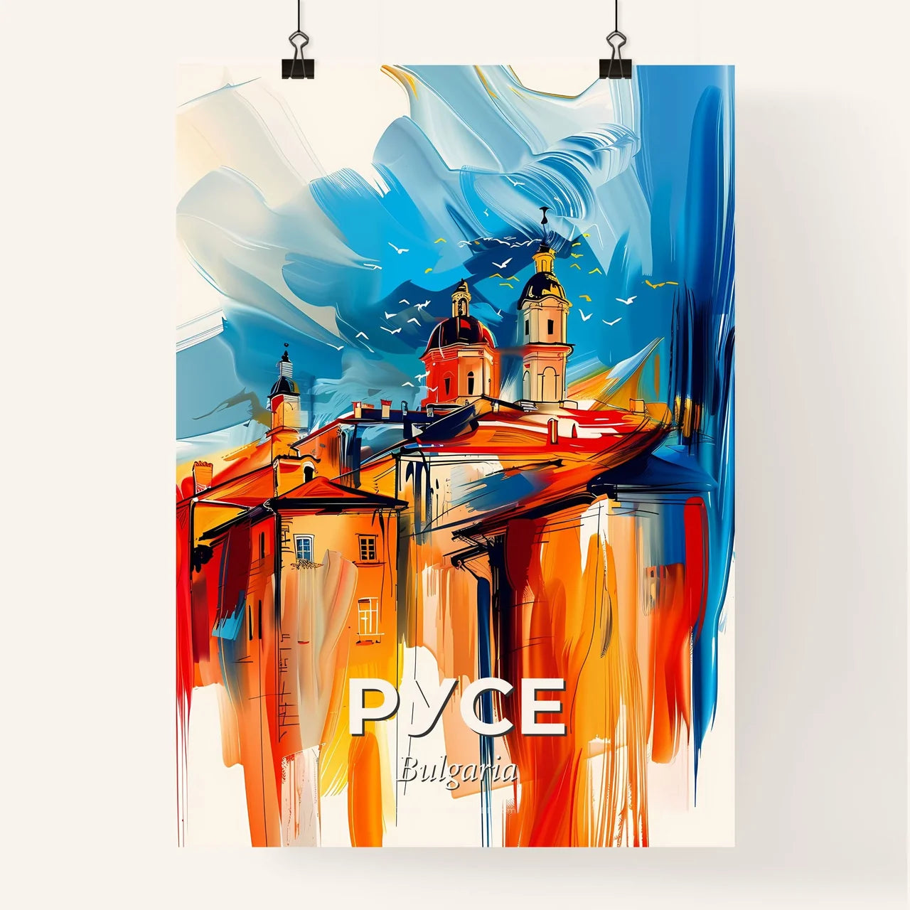 Vibrant Русе, Bulgaria Poster