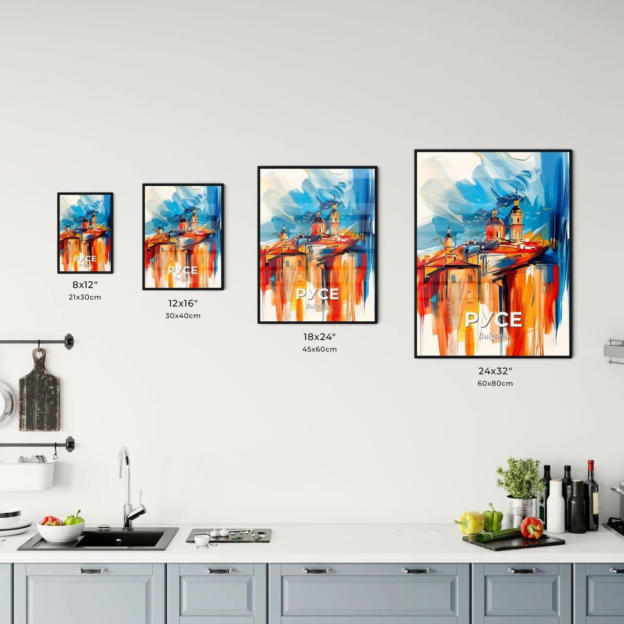 Vibrant Русе, Bulgaria Kitchen Art