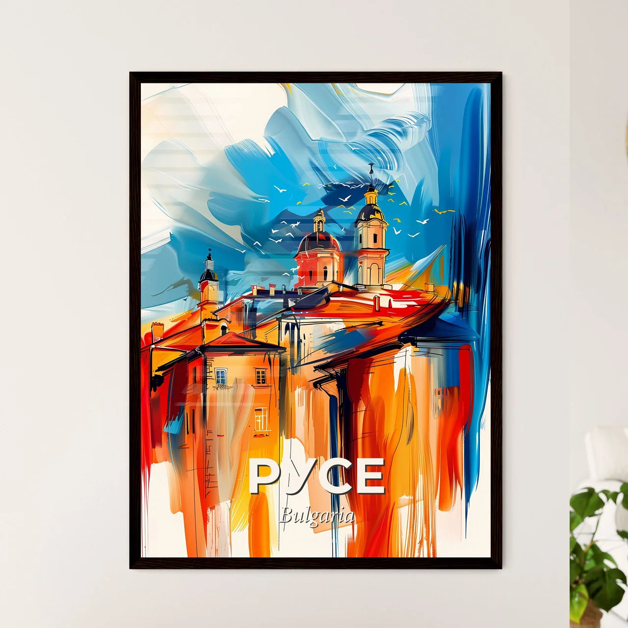 Vibrant Русе, Bulgaria Art Print