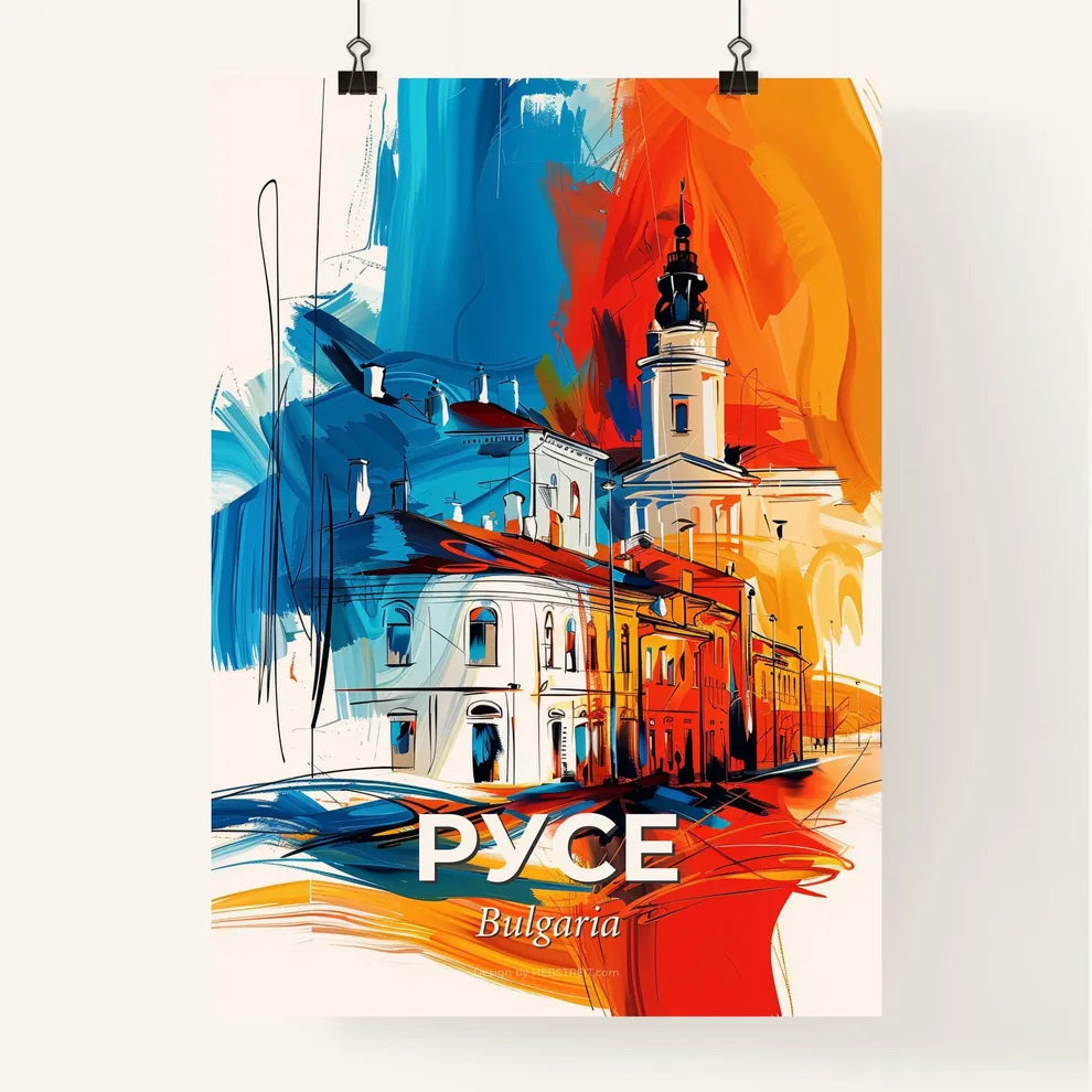 Vibrant Русе, Bulgaria Poster