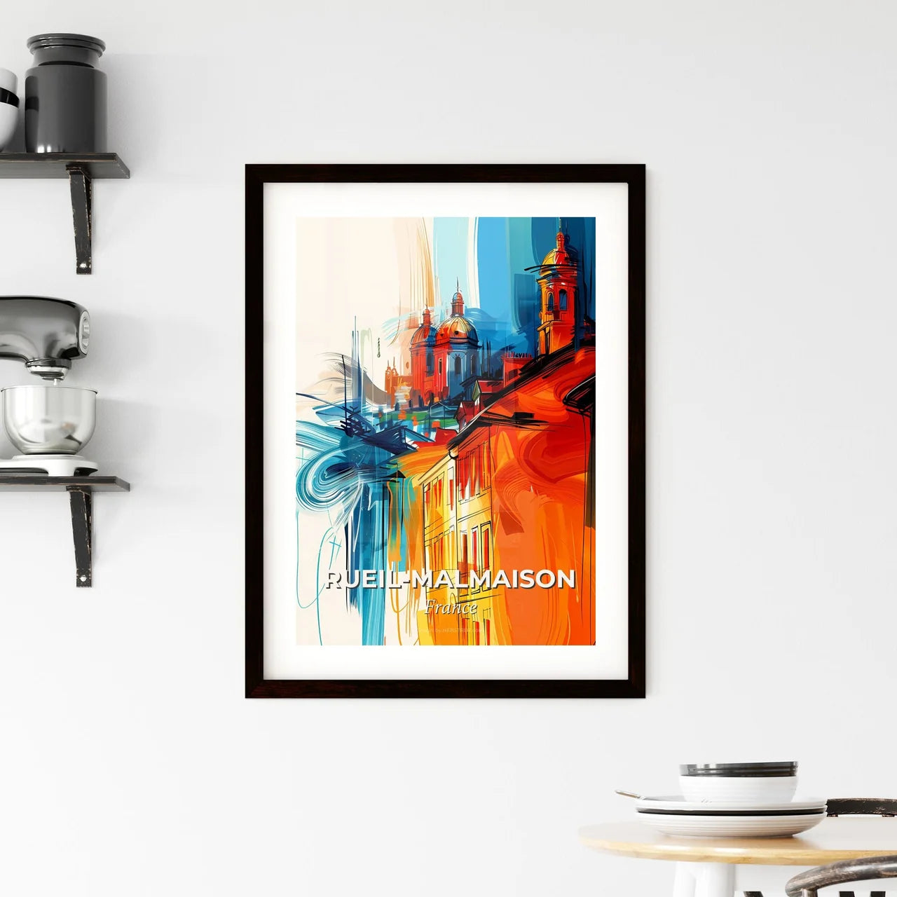 Vibrant Ruei Framed Print