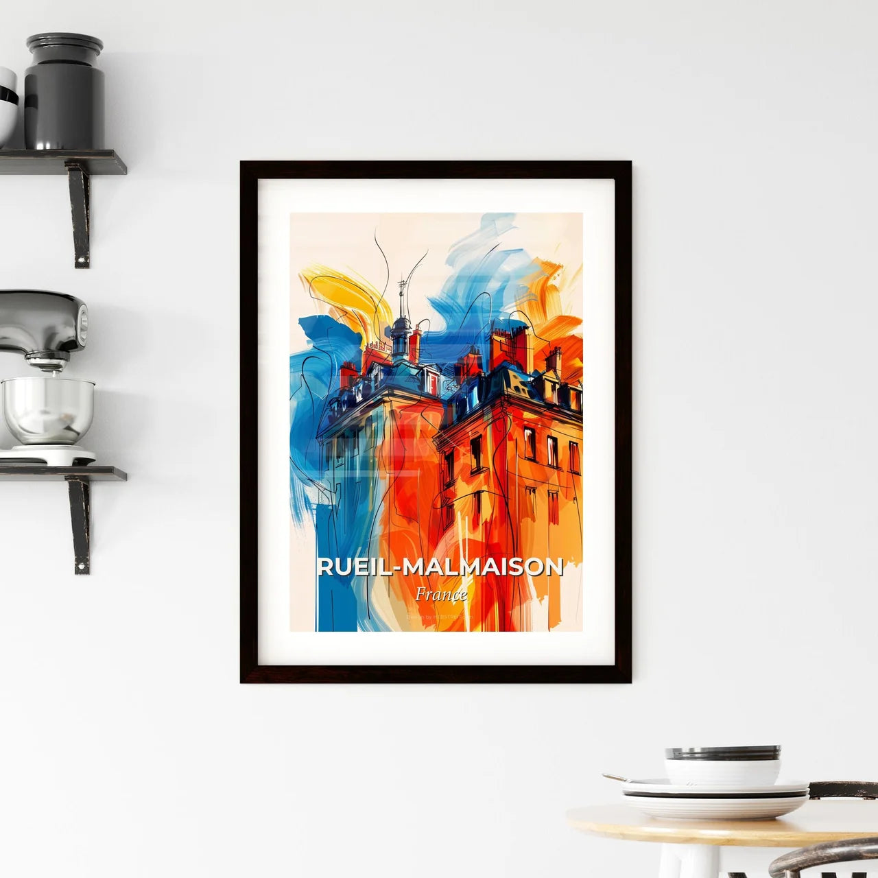 Vibrant Ruei Framed Print