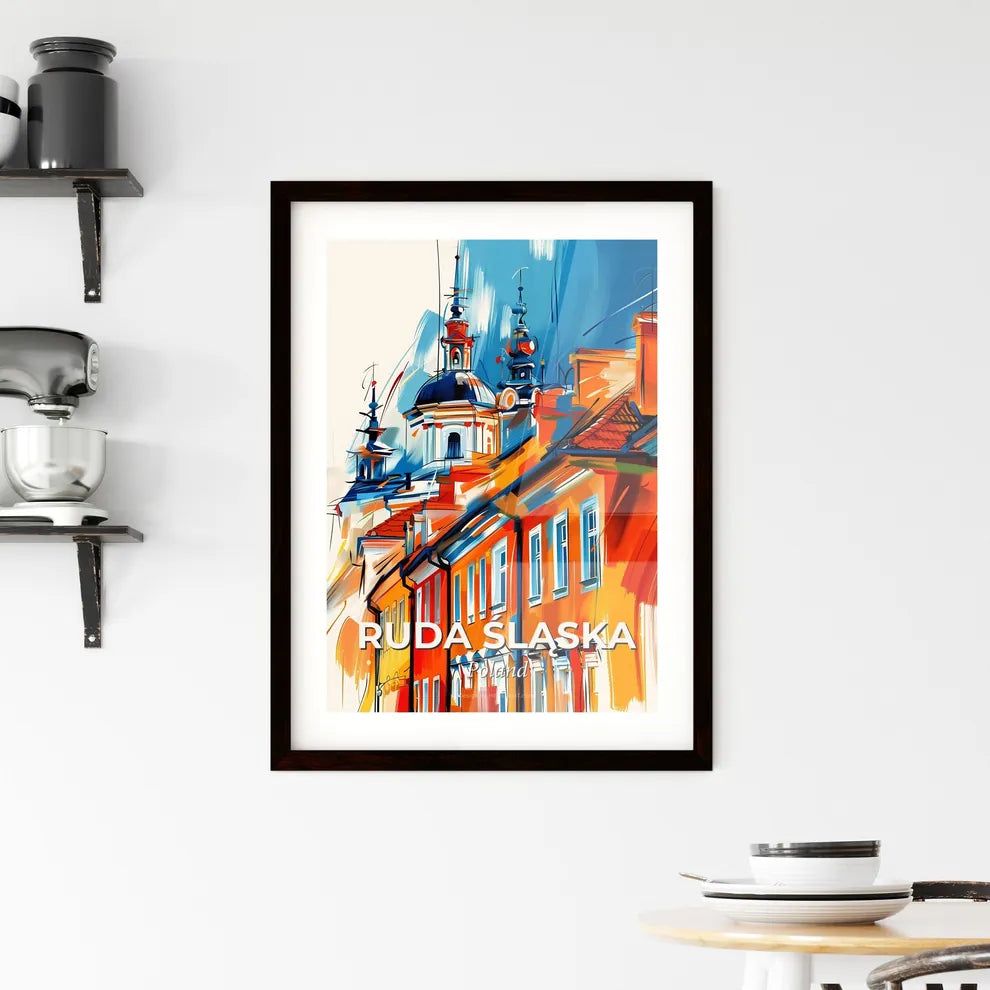 Vibrant Ruda Śląska, Poland Framed Print