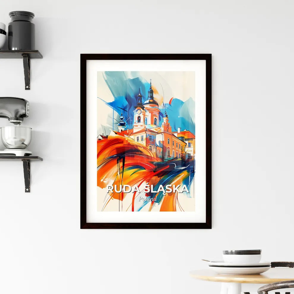 Vibrant Ruda Śląska, Poland Framed Print