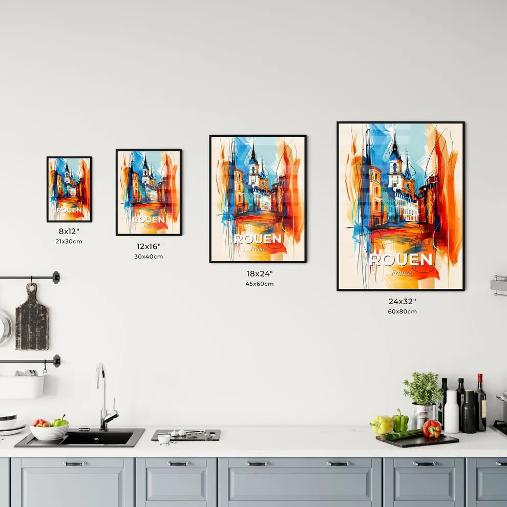 Vibrant Rouen, France Kitchen Art