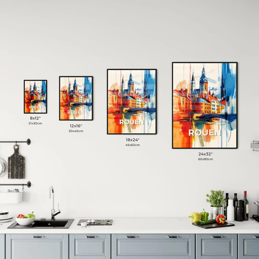 Vibrant Rouen, France Kitchen Art