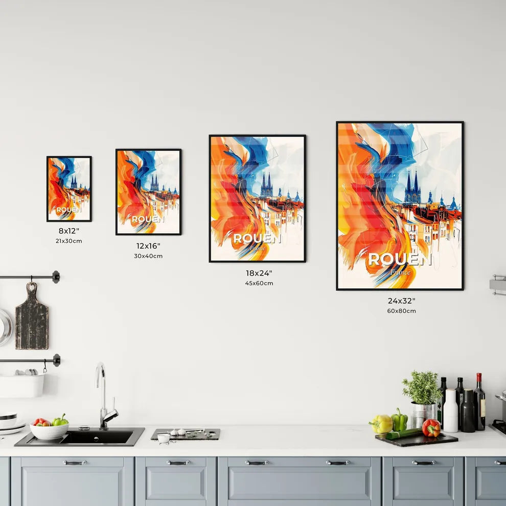 Vibrant Rouen, France Kitchen Art