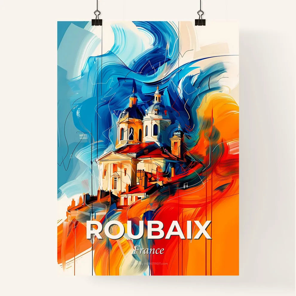 Vibrant Roubaix, France Poster