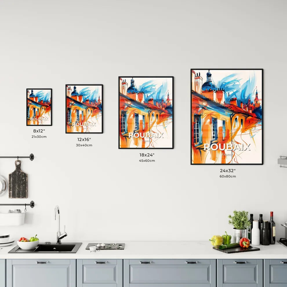 Vibrant Roubaix, France Kitchen Art