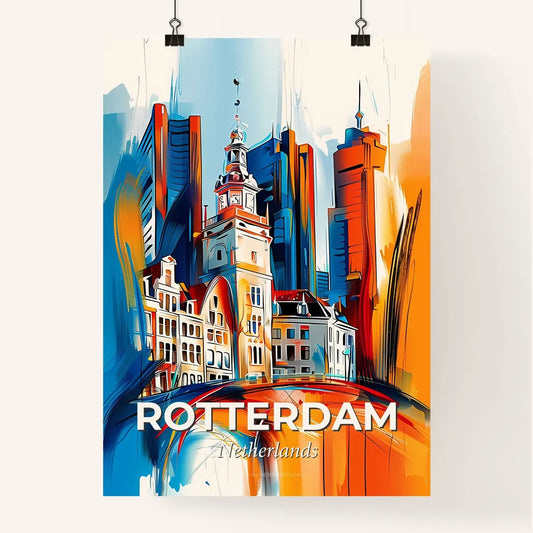 Vibrant Rotterdam, Netherlands Poster