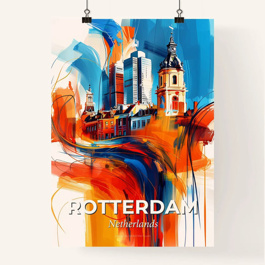 Vibrant Rotterdam, Netherlands Poster