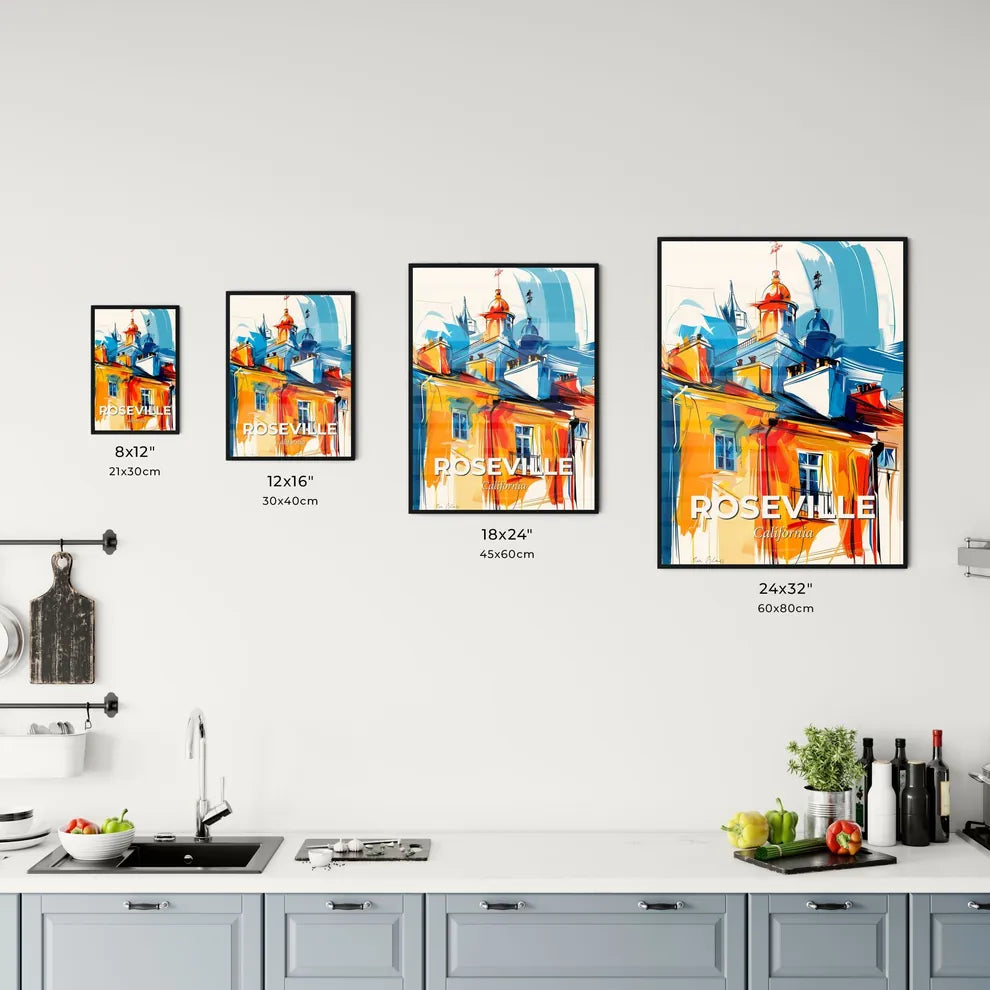 Vibrant Roseville, California Kitchen Art