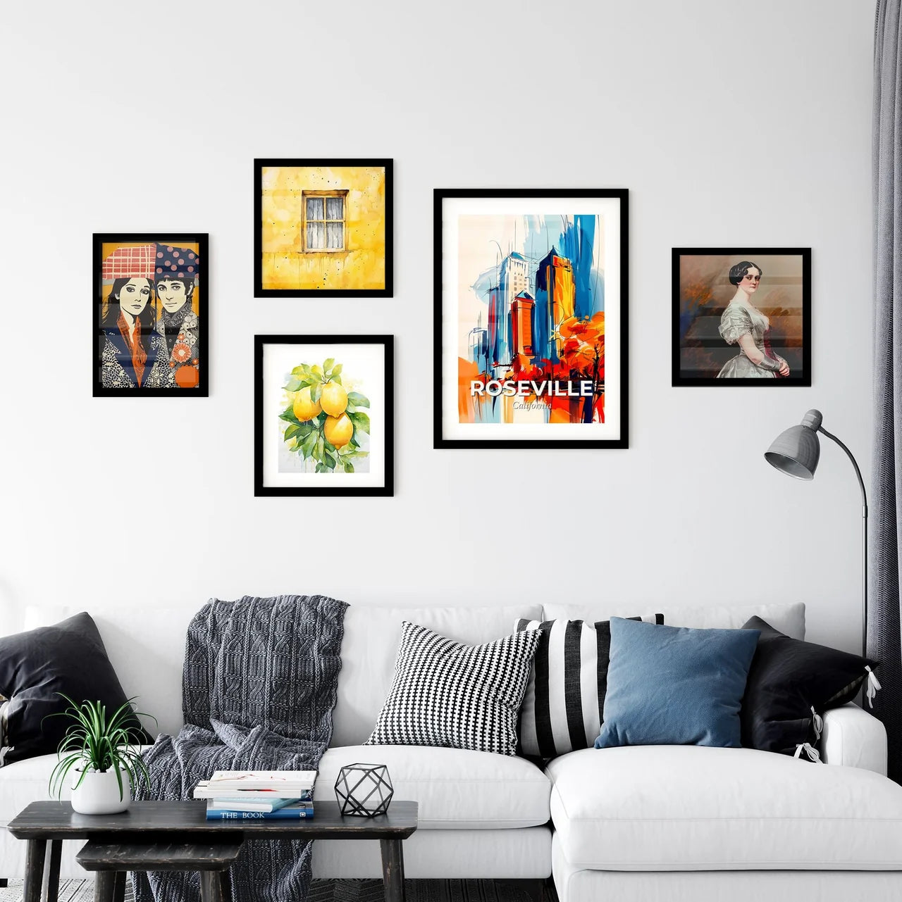 Vibrant Roseville, California Wall Art Collection
