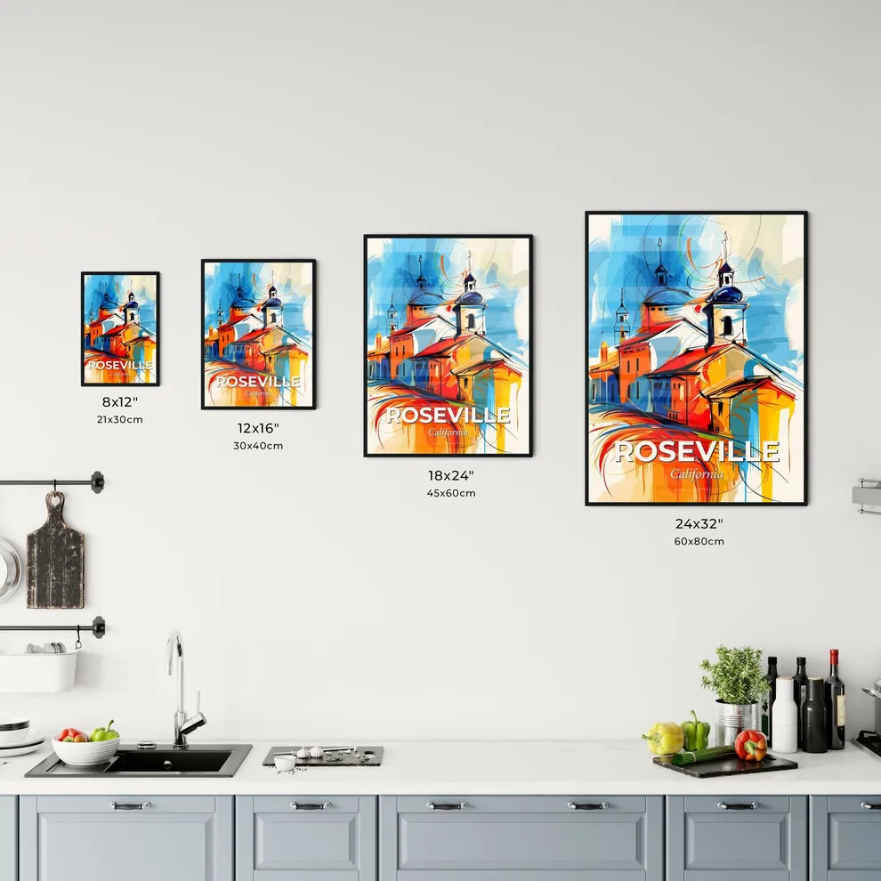 Vibrant Roseville, California Kitchen Art