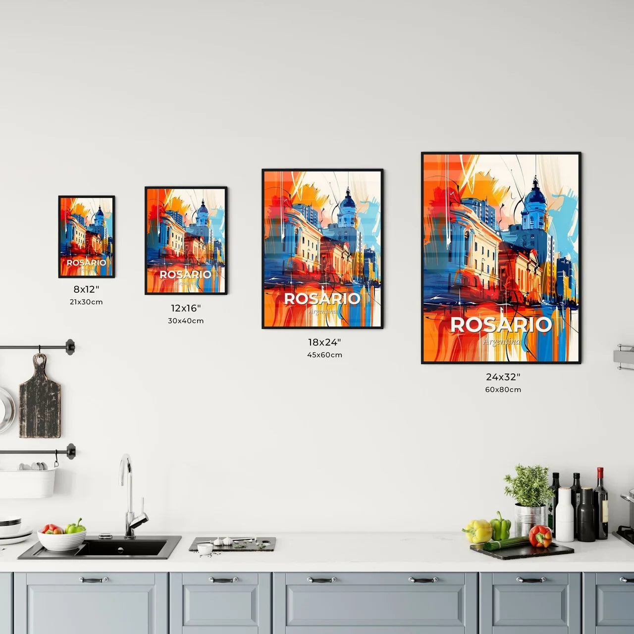 Vibrant Rosario, Argentina Kitchen Art