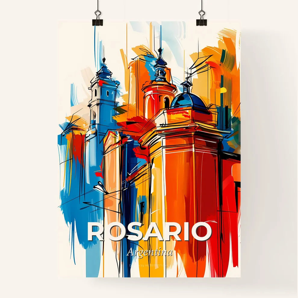 Vibrant Rosario, Argentina Poster