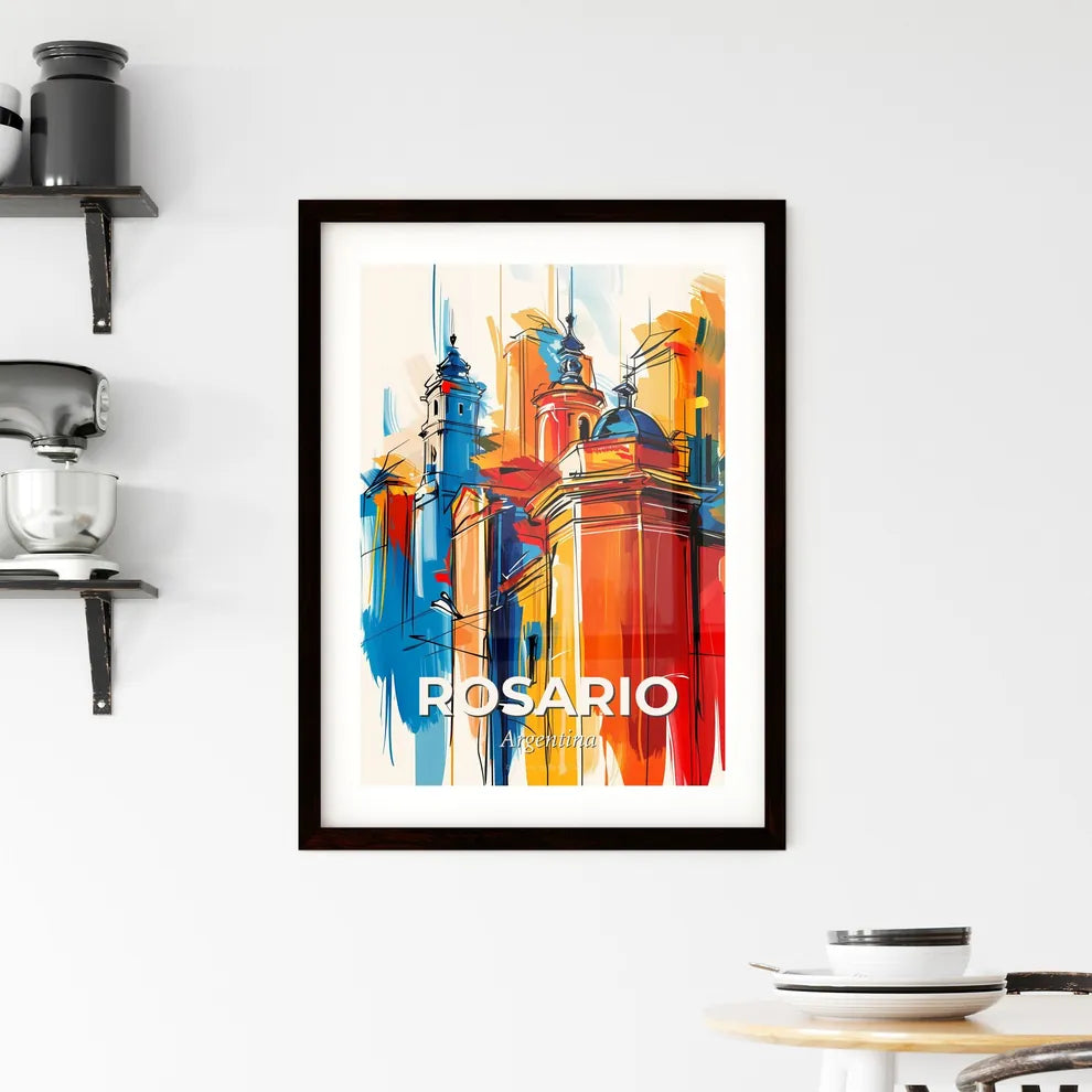 Vibrant Rosario, Argentina Framed Print