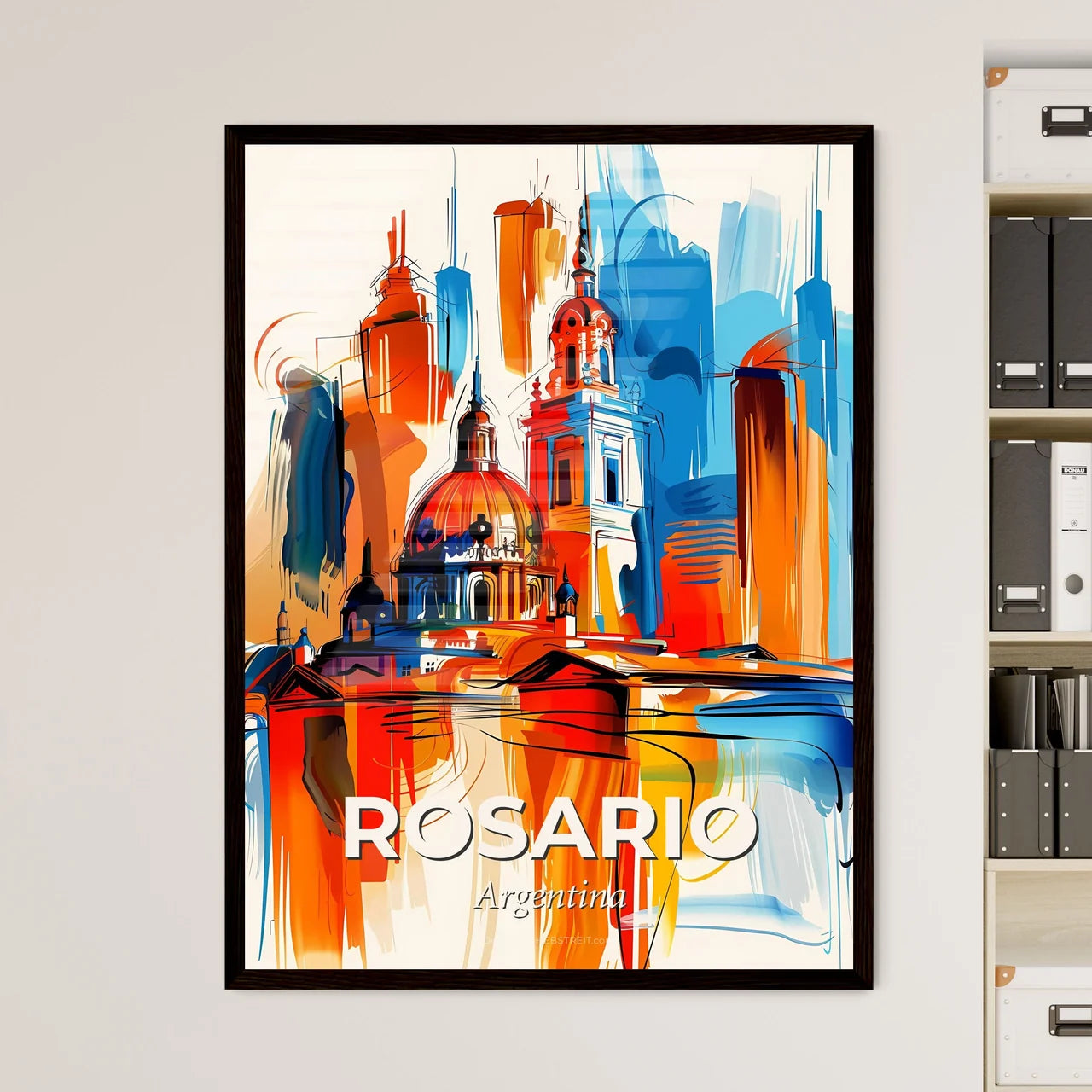 Vibrant Rosario, Argentina Art Print