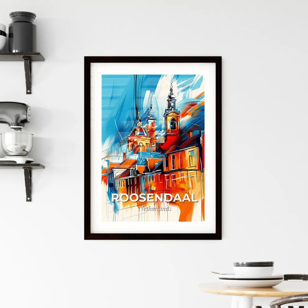 Vibrant Roosendaal, Netherlands Framed Print