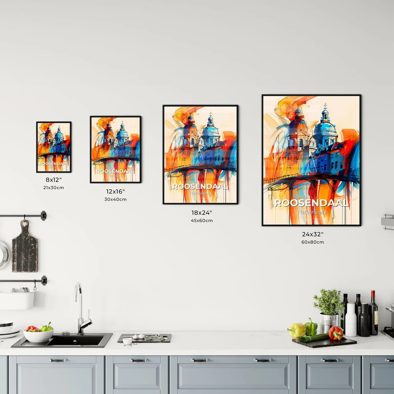 Vibrant Roosendaal, Netherlands Kitchen Art