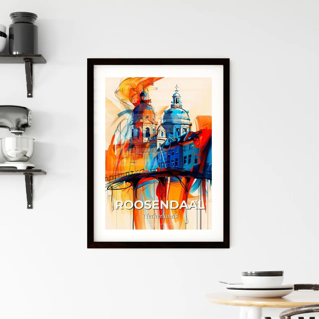 Vibrant Roosendaal, Netherlands Framed Print