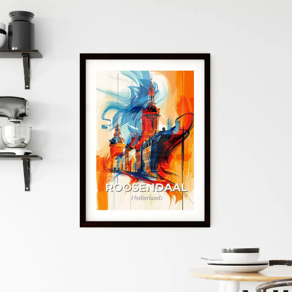 Vibrant Roosendaal, Netherlands Framed Print