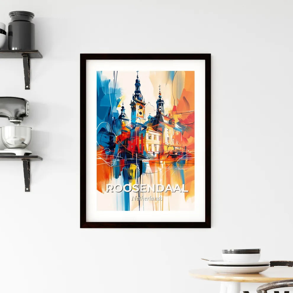 Vibrant Roosendaal, Netherlands Framed Print