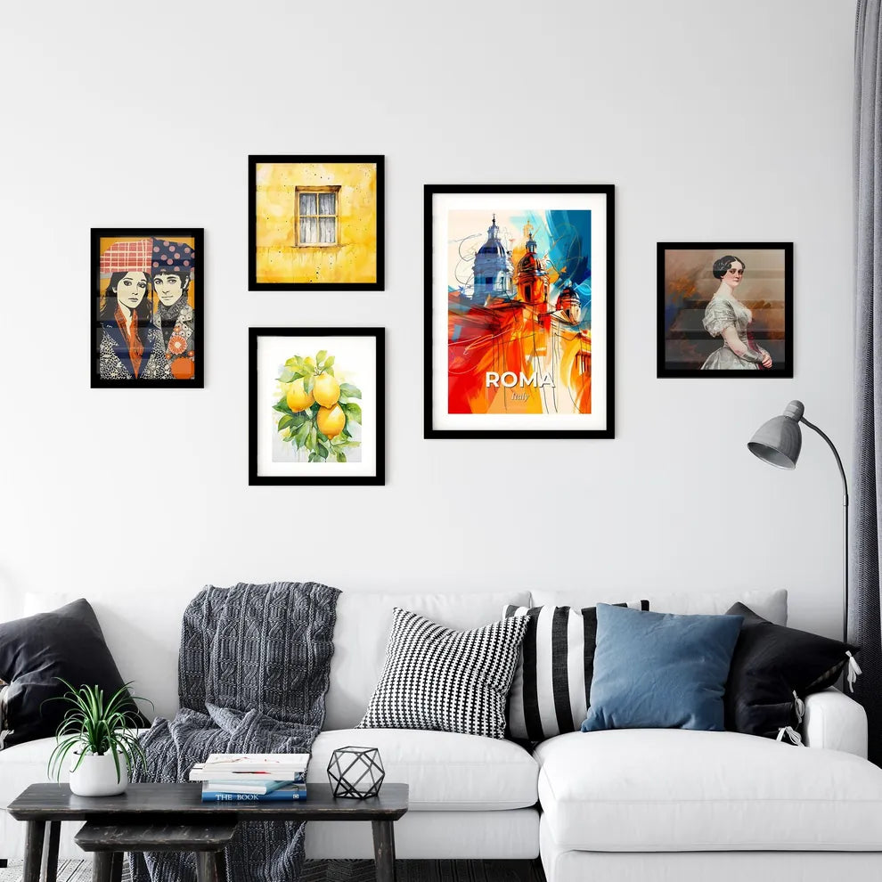 Vibrant Roma, Italy Wall Art Collection