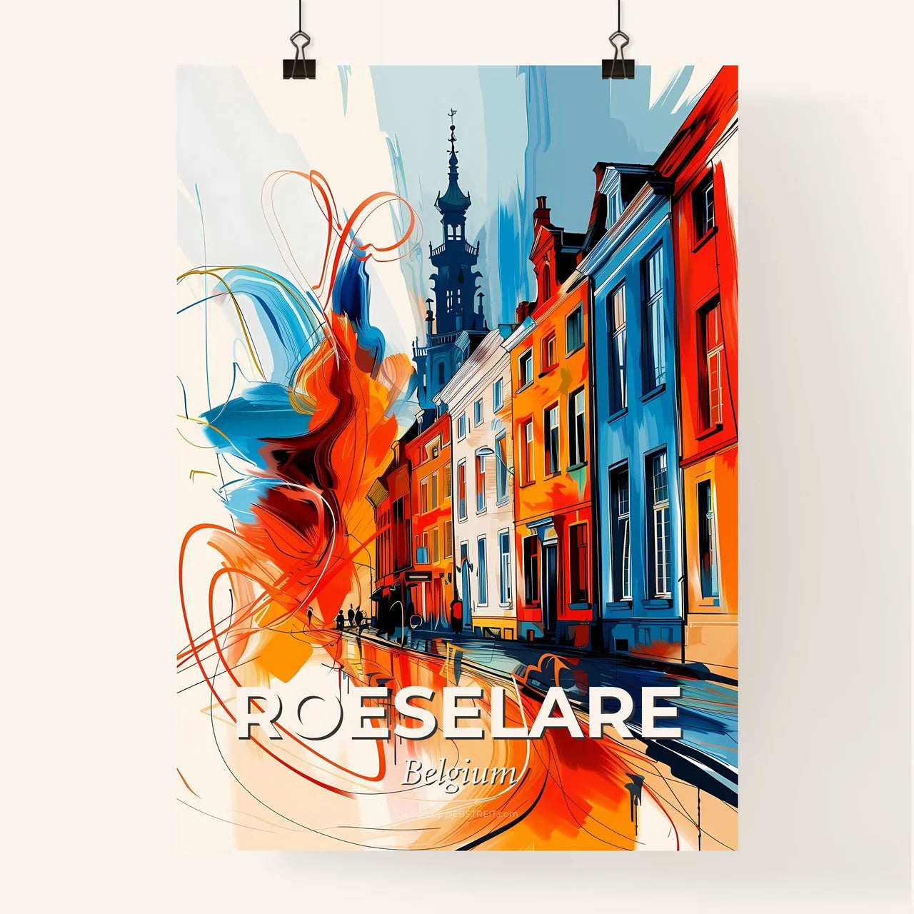 Vibrant Roeselare , Belgium Poster