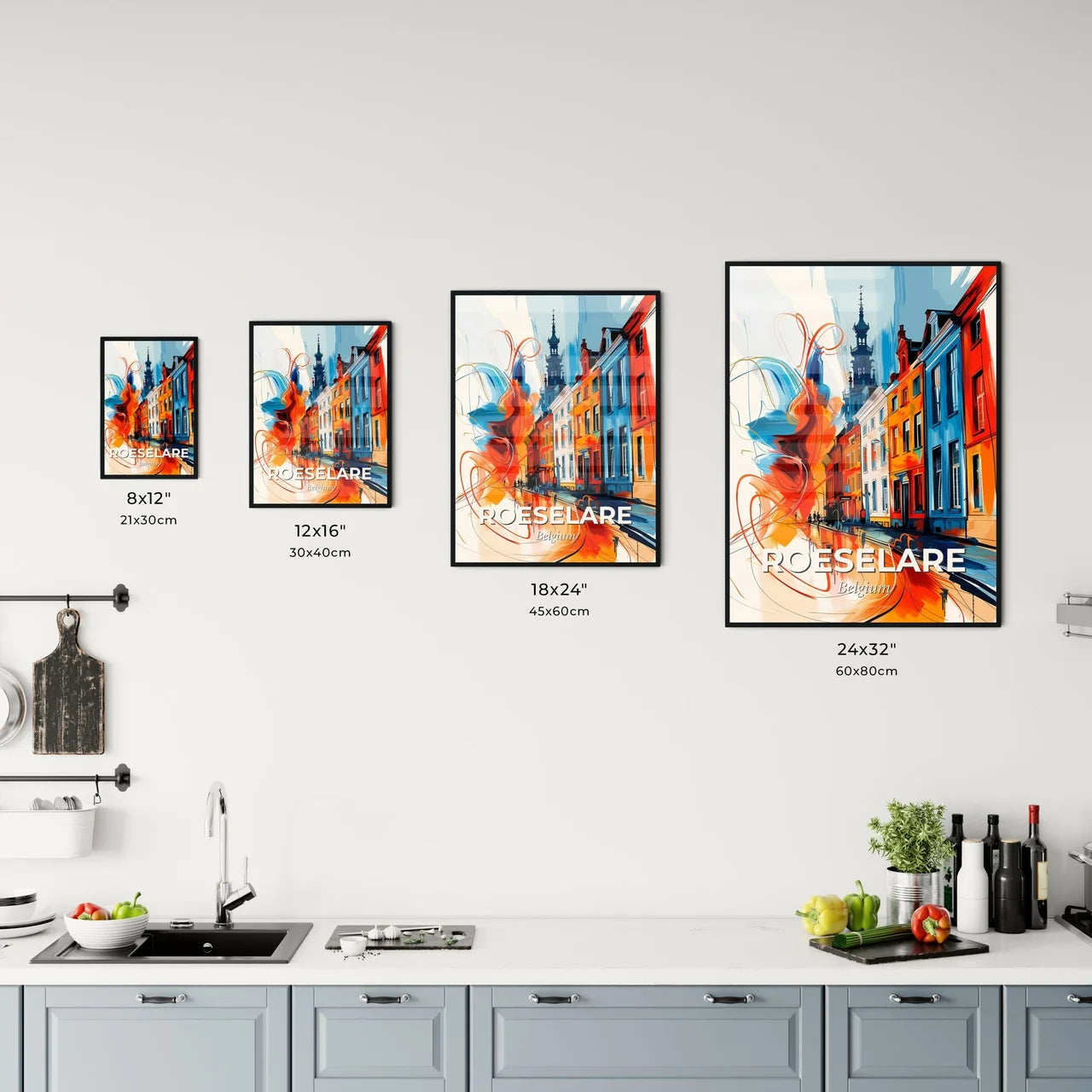 Vibrant Roeselare , Belgium Kitchen Art