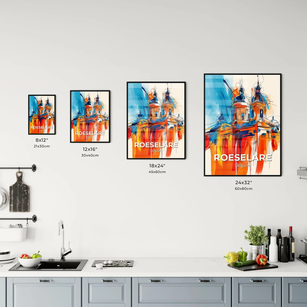 Vibrant Roeselare , Belgium Kitchen Art