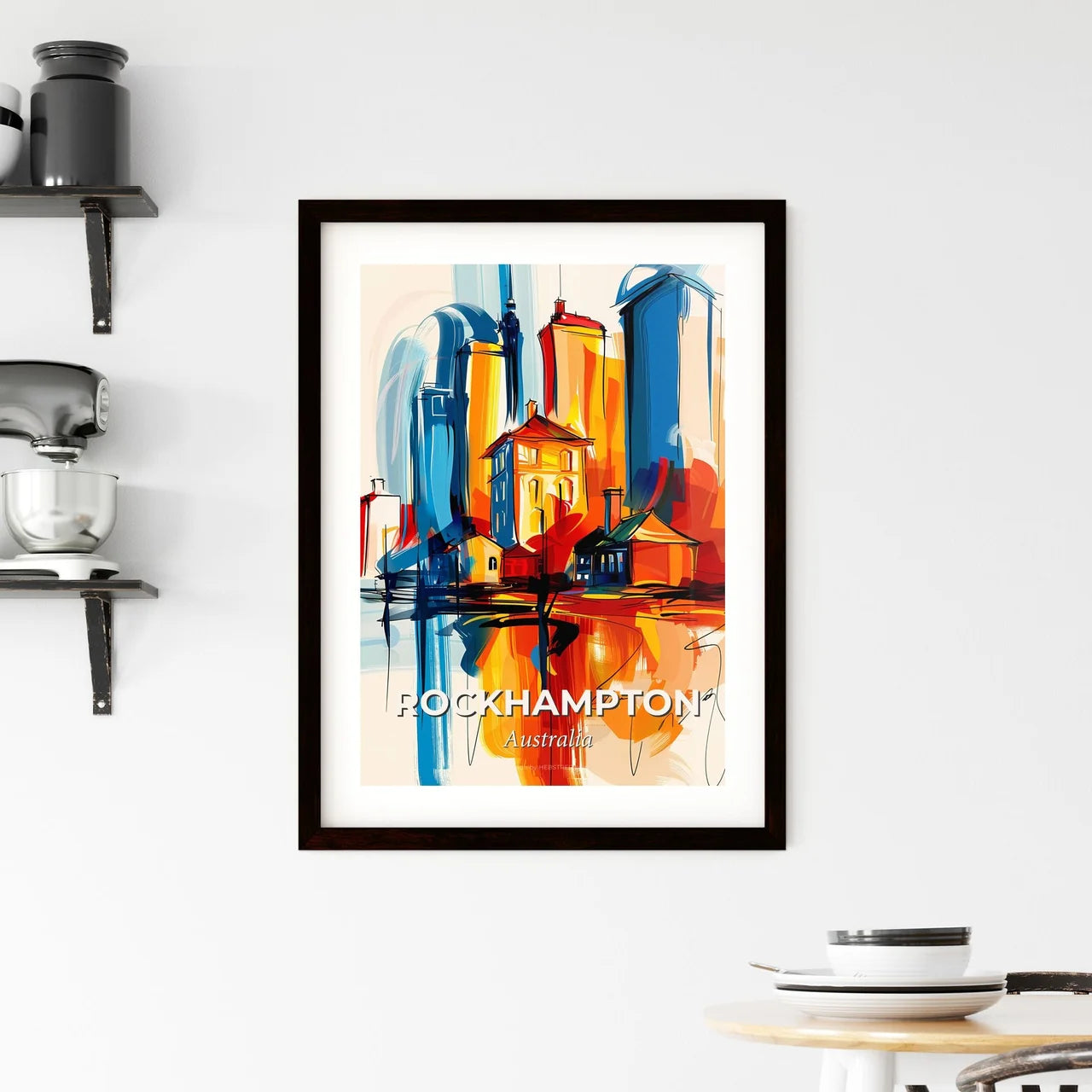 Vibrant Rockhampton, Australia Framed Print